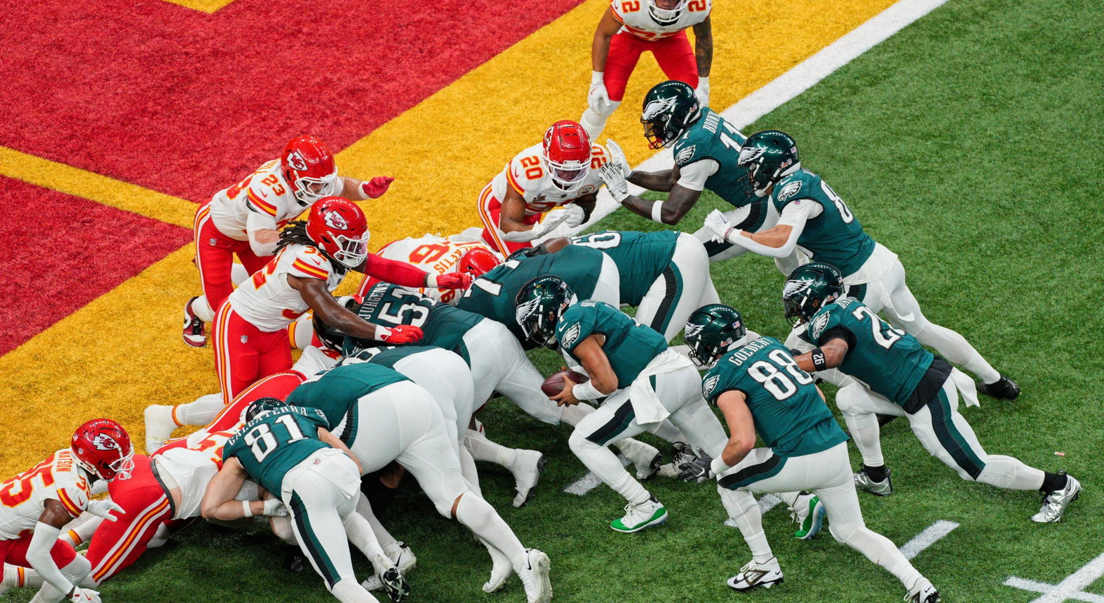 NFL Tush Push Philadelphia Eagles