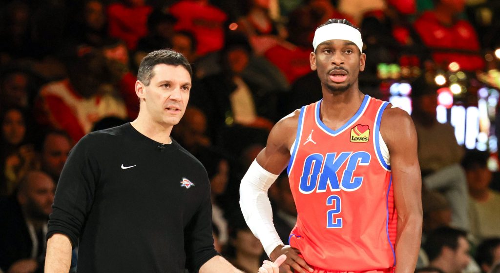 Vibrant Thunder's Wcf Bench Dominance Is A Testament To Mark Daigneault's Greatest Coaching Strength Design Illustration Vibrant Thunder's Wcf Bench Dominance Is A Testament To Mark Daigneault's Greatest Coaching Strength Design Illustration