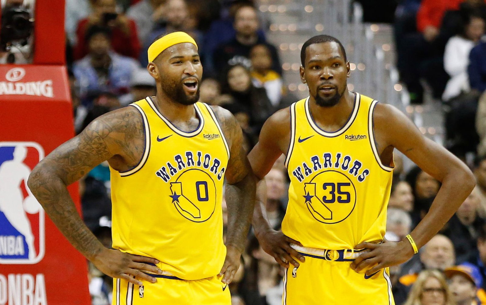 Kevin Durant DeMarcus Cousins Golden State Warriors