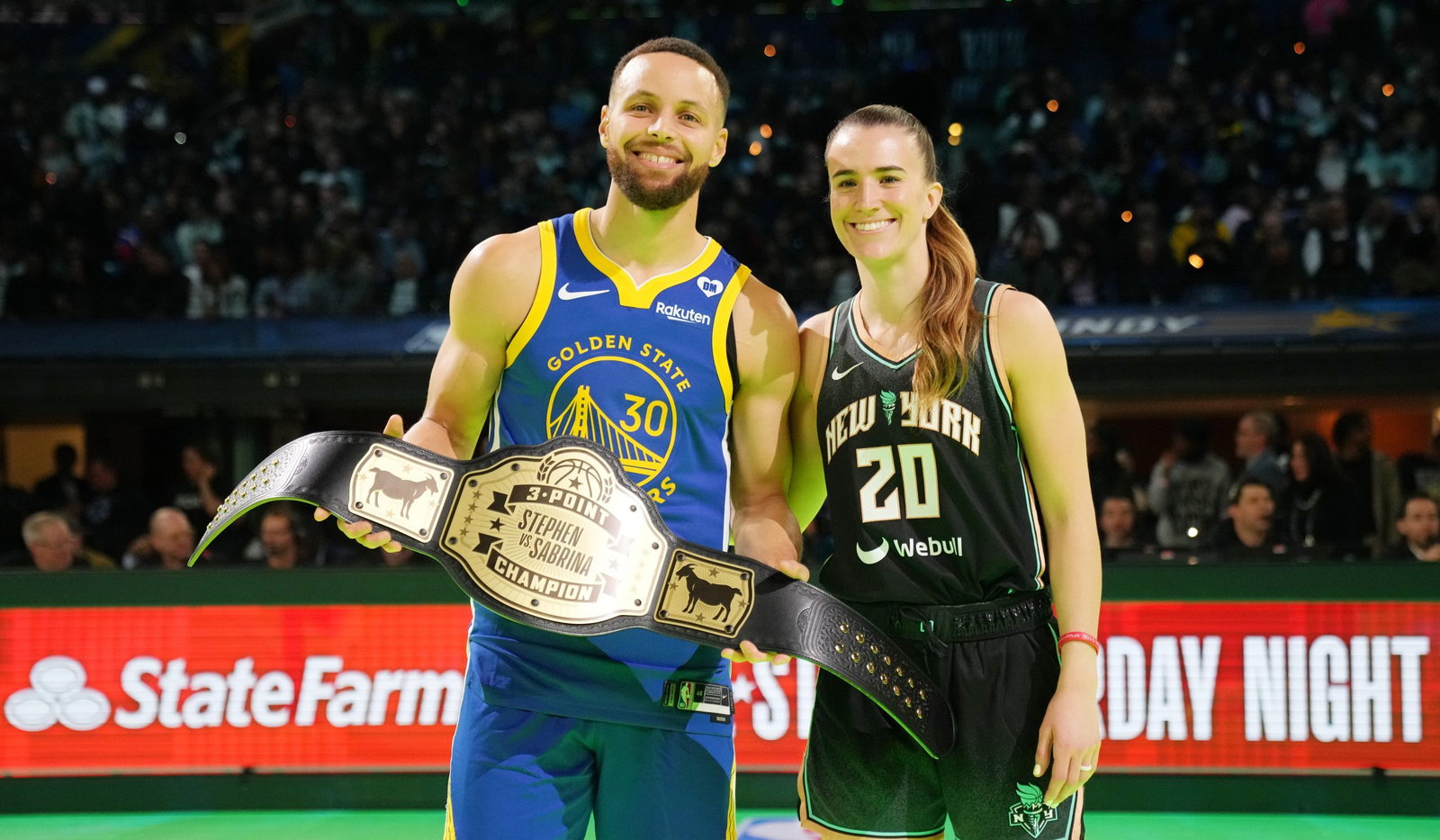 Sabrina Ionescu Stephen Curry