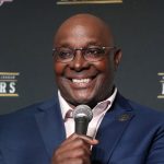 Feb 6, 2025; New Orleans, LA, USA; Sterling Sharpe during the Pro Football Hall of Fame Class of 2025 press conference at the Saenger Theater.
