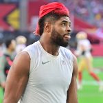 Jan 5, 2025; Glendale, Arizona, USA; San Francisco 49ers wide receiver Jauan Jennings (15) is ejected in the first half against the Arizona Cardinals at State Farm Stadium.