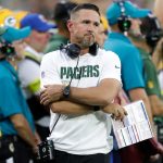 Green Bay Packers coach Matt LaFleur leads his team againt the New York Jets during their football game Saturday, August 9, 2025, at Lambeau Field in Green Bay, Wisconsin. Dan Powers/USA TODAY NETWORK-Wisconsin.