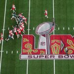 Feb 9, 2025; New Orleans, LA, USA; Philadelphia Eagles place kicker Jake Elliott (4) kicks a field goal against the Kansas City Chiefs in the second quarter during Super Bowl LIX at Caesars Superdome.