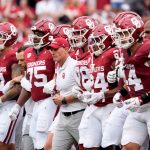 Oklahoma head coach Brent Venables walk with the team before the college football game between the University of Oklahoma Sooners and the Illinois State Redbirds at the Gaylord Family Oklahoma Memorial Stadium in Norman, Okla., Saturday, Aug. 30, 2025.