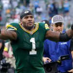 Green Bay Packers defensive end Micah Parsons (1) against the Detroit Lions on Sunday, September 7, 2025, at Lambeau Field in Green Bay, Wis. The Packers defeated the Lions 27-13. Wm. Glasheen USA TODAY NETWORK-Wisconsin