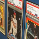 Card collectors check out the items for sale duing Cards on the Coast Sports Card and TCG Show Saturday, Sept. 27, 2025 at Sanders Beach Corrine Jones Resource Center. The show had sports cards, collectable trading card games, food trucks and more.