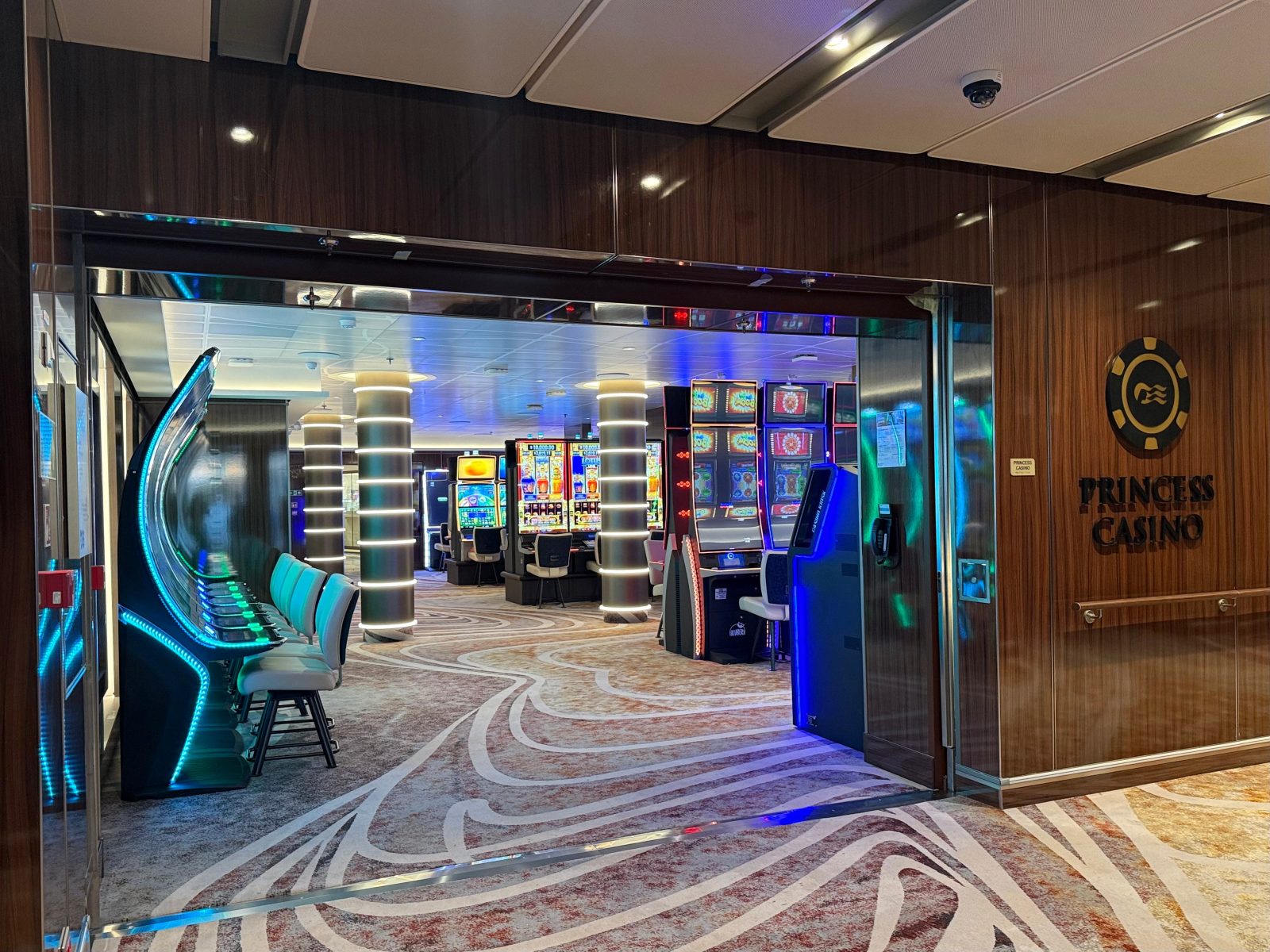 The Star Princess features a new smoke-free casino in addition to one where smoking is allowed.