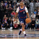 Oct 24, 2025; Inglewood, California, USA; Los Angeles Clippers guard Chris Paul (3) handles the ball in the second half against the Phoenix Suns at Intuit Dome. Mandatory Credit: Jayne Kamin-Oncea-Imagn Images
