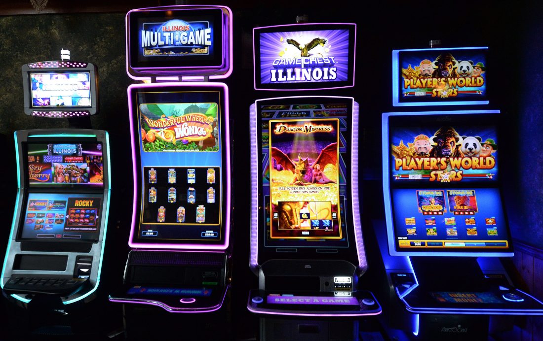 Video gaming terminals at Celtic Mist Pub in Springfield Wednesday, Nov. 19, 2025.