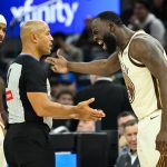 Dec 22, 2025; San Francisco, California, USA; Golden State Warriors forward Draymond Green (23) argues with an official against the Orlando Magic in the second quarter at Chase Center. Mandatory Credit: Eakin Howard-Imagn Images