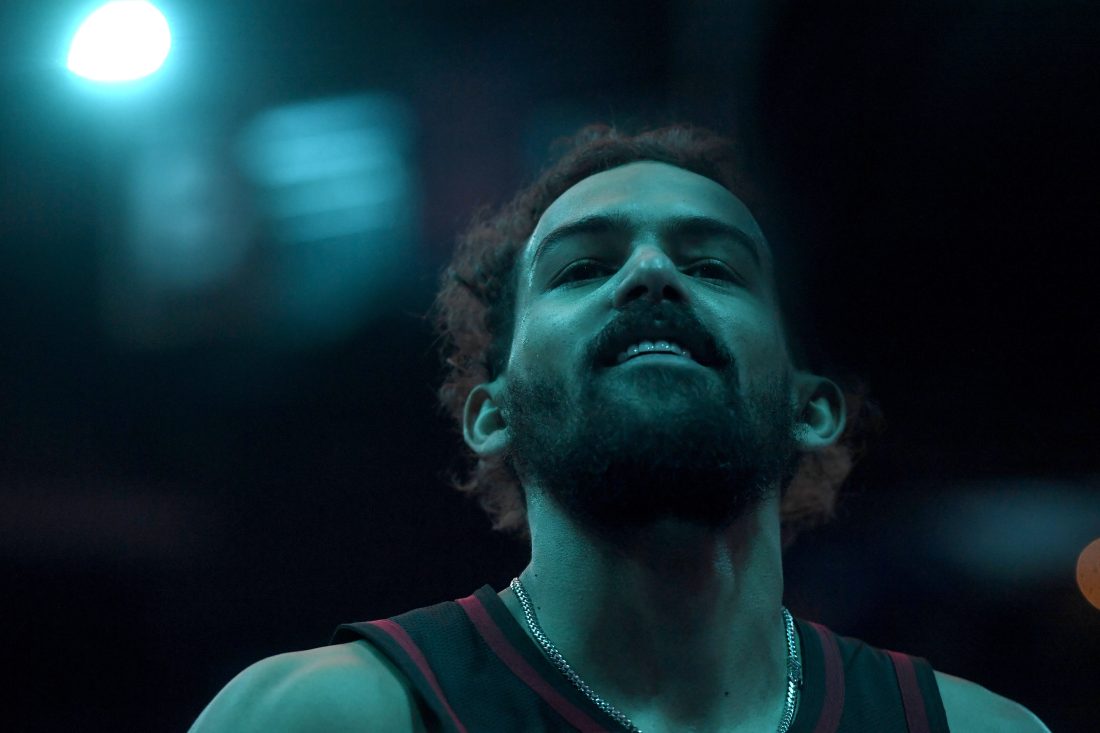 Dec 18, 2025; Charlotte, North Carolina, USA; Atlanta Hawks guard Trae Young (11) before a game against the Charlotte Hornets at the Spectrum Center.