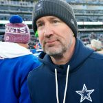 Dallas Cowboys Head Brian Schottenheimer is shown after his team lost to the New York Giants, 34-17, ,Sunday, January 4, 2026, in East Rutherford.