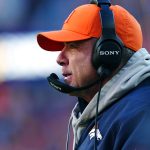 Jan 17, 2026; Denver, CO, USA; Denver Broncos head coach Sean Payton during the first quarter of an AFC Divisional Round playoff game against the Buffalo Bills at Empower Field at Mile High.
