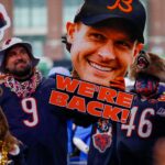 Chicago Bears fans hold up a sign before the first round of the 2025 NFL Draft on Thursday, April 24, 2025, at Lambeau Field in Green Bay, Wisconsin. The draft runs through April 26. Tork Mason/USA TODAY NETWORK-Wisconsin