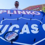 Tony Curley plays Plinko on Sunday, Sept. 7, 2025, before a game between the Indianapolis Colts and Miami Dolphins at Lucas Oil Stadium in Indianapolis.
