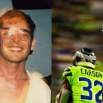 Zach Richards and a post from his Instagram account, NFL Historic