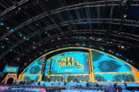 Apr 23, 2026; Pittsburgh, PA, USA; The 2026 NFL Draft Theater stage at Acrisure Stadium. Mandatory Credit: Kirby Lee-Imagn Images
