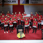 Jan 17, 2026; Chicago, Illinois, USA; Members of the 2010, 2013 and 2015 Chicago Blackhawks Stanley Cup Champions being honored before an NHL hockey game between the Chicago Blackhawks and Boston Bruins at United Center. Mandatory Credit: Kamil Krzaczynski-Imagn Images