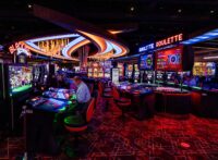 Slot machines and roulette tables