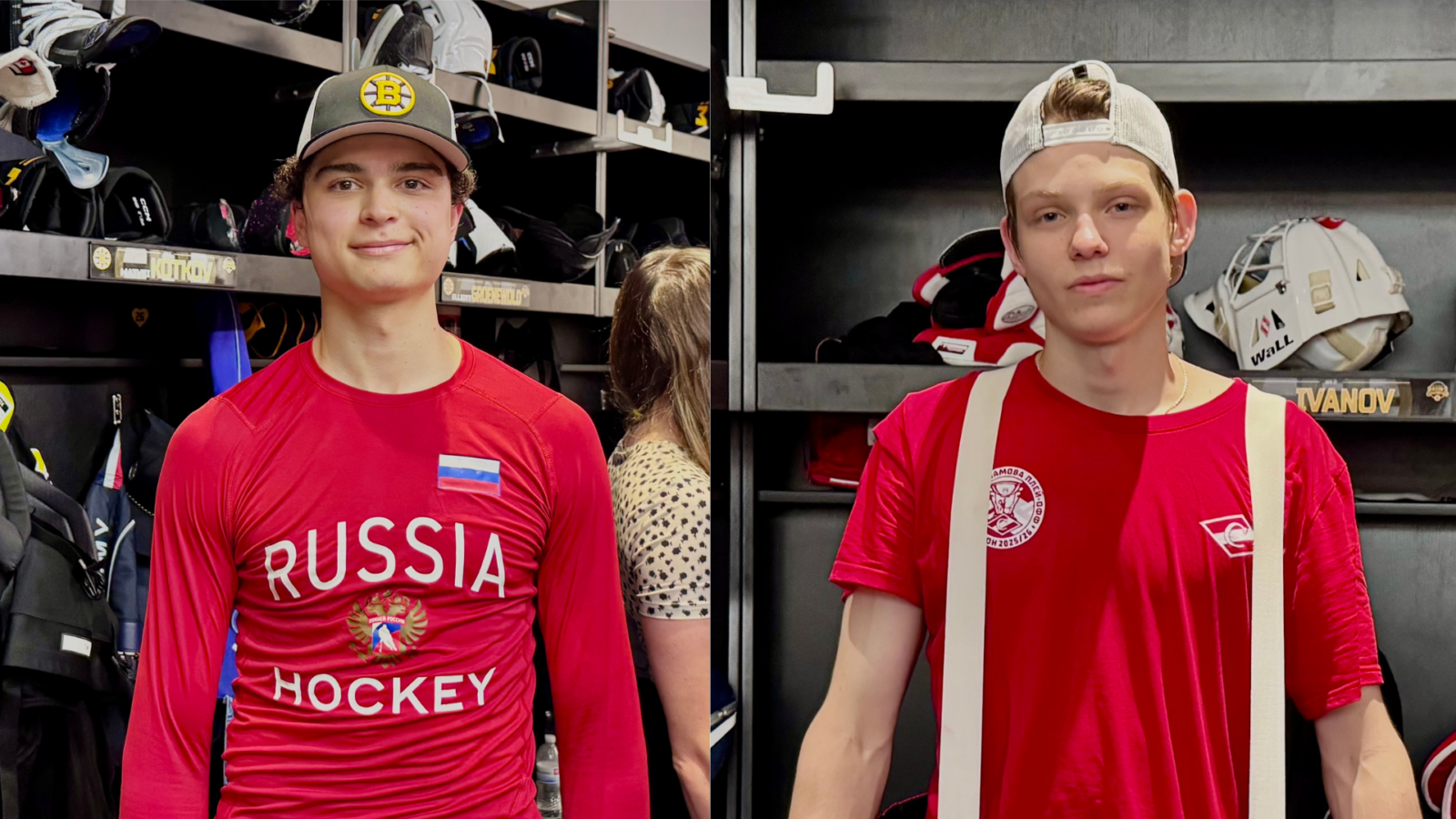 Matvei Kotkov (left) and Yuri Ivanov (right). Photos taken by Kamilla Kalmeteva.