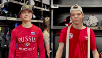 Matvei Kotkov (left) and Yuri Ivanov (right). Photos taken by Kamilla Kalmeteva.