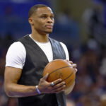 Mar 26, 2026; Orlando, Florida, USA; Sacramento Kings forward Russell Westbrook (18) in the second half against the Orlando Magic at Kia Center. Mandatory Credit: Russell Lansford-Imagn Images