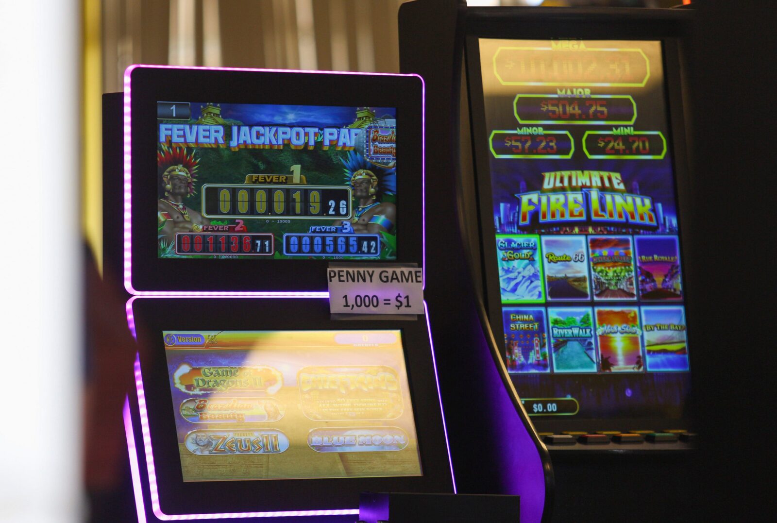 slot machines