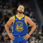 Dec 25, 2024; San Francisco, California, USA; Golden State Warriors guard Stephen Curry (30) during the fourth quarter against the Los Angeles Lakers at Chase Center. Mandatory Credit: Darren Yamashita-Imagn Images