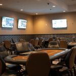 The newly-opened poker room at FireKeepers Casino in Battle Creek on Friday, May 2, 2025.