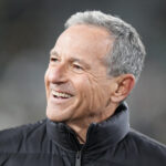 Nov 10, 2025; Green Bay, Wisconsin, USA; Disney CEO Bob Iger on the sidelines in the first half of a game between the Green Bay Packers and the Philadelphia Eagles at Lambeau Field. Mandatory Credit: Jeff Hanisch-Imagn Images