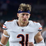 Aug 22, 2026; Cincinnati, Ohio, USA; Chicago Bears safety Dillon Thieneman (31) after a game against the Cincinnati Bengals at Paycor Stadium. Mandatory Credit: Joseph Maiorana-Imagn Images