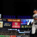Sep 8, 2026; Bronx, New York, USA; New York Yankees right fielder Aaron Judge (99) runs off the field after the top of the third inning against the Colorado Rockies at Yankee Stadium. Mandatory Credit: Vincent Carchietta-Imagn Images