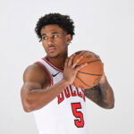 Sep 28, 2026; Chiacgo, Il, USA; Chicago Bulls forward Dailyn Swain (5) poses during media day. Mandatory Credit: Matt Marton-Imagn Images