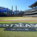 Sep 29, 2026; Cumberland, Georgia, USA; A general view of a Wild Card logo before game one of the Wildcard round for the 2026 MLB Playoffs between Philadelphia Phillies and Atlanta Braves at Truist Park. Mandatory Credit: Dale Zanine-Imagn Images